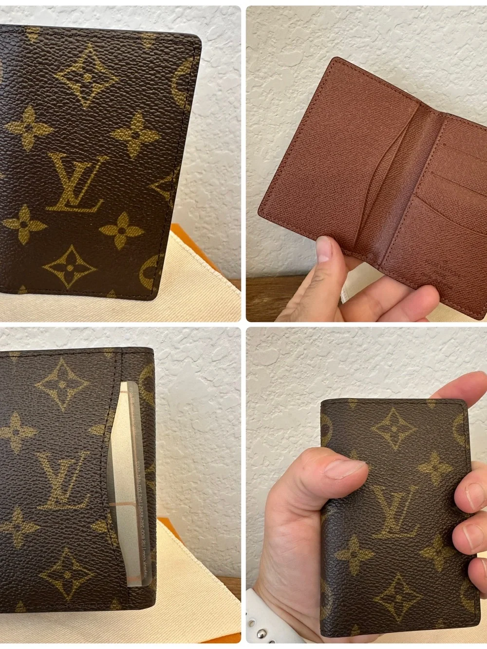 Louis Vuitton Monogram Pocket Organizer Card Holder Cash